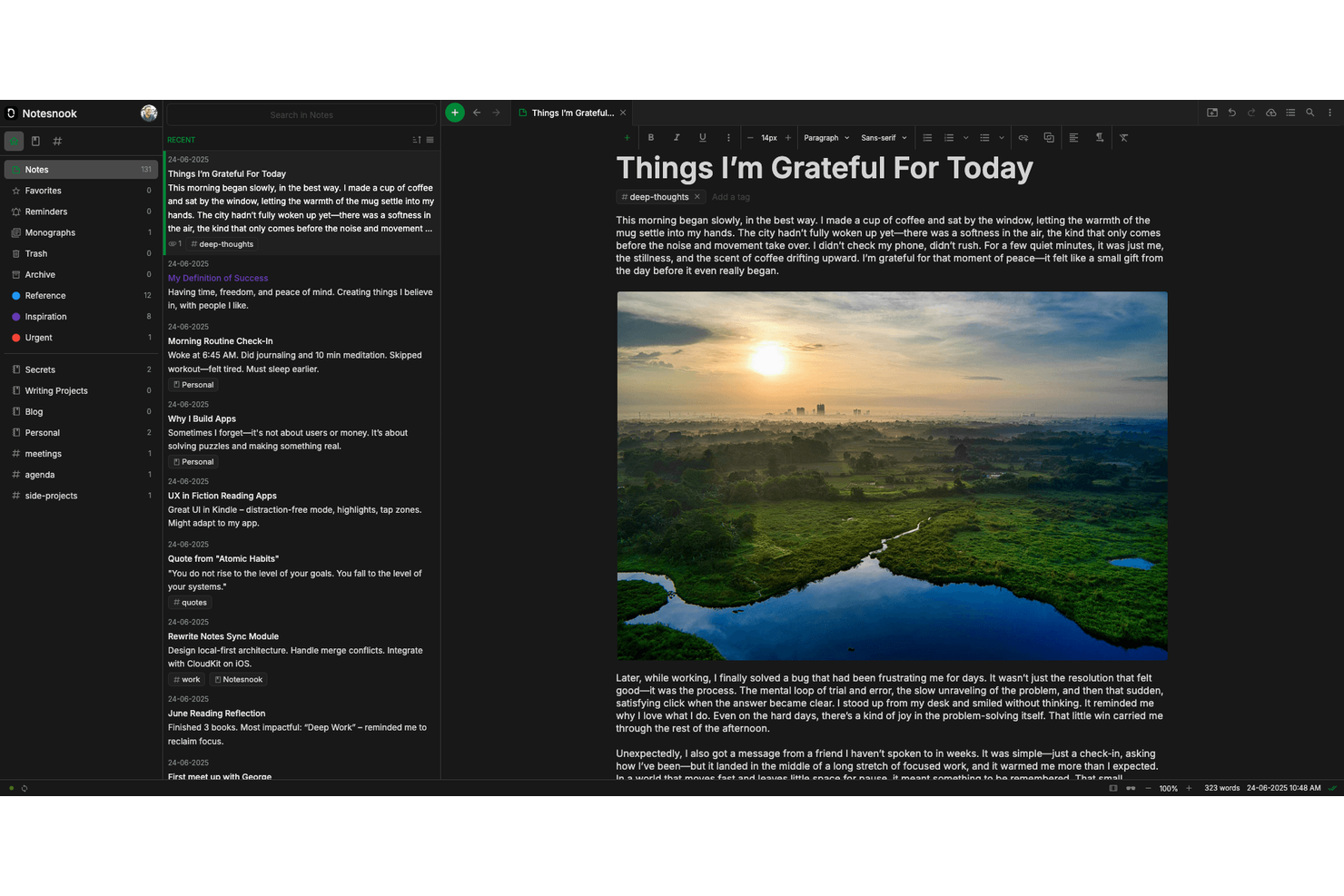 Notesnook screenshot - 16 Best Google Keep Alternatives for 2026