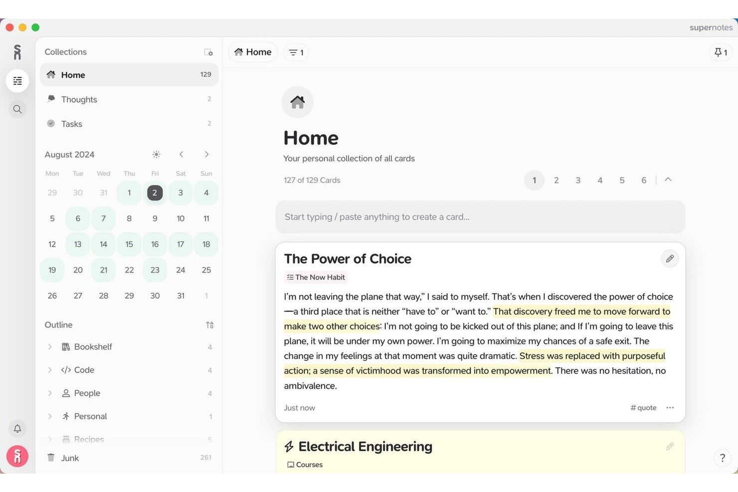 Supernotes screenshot - 16 Best Google Keep Alternatives for 2026