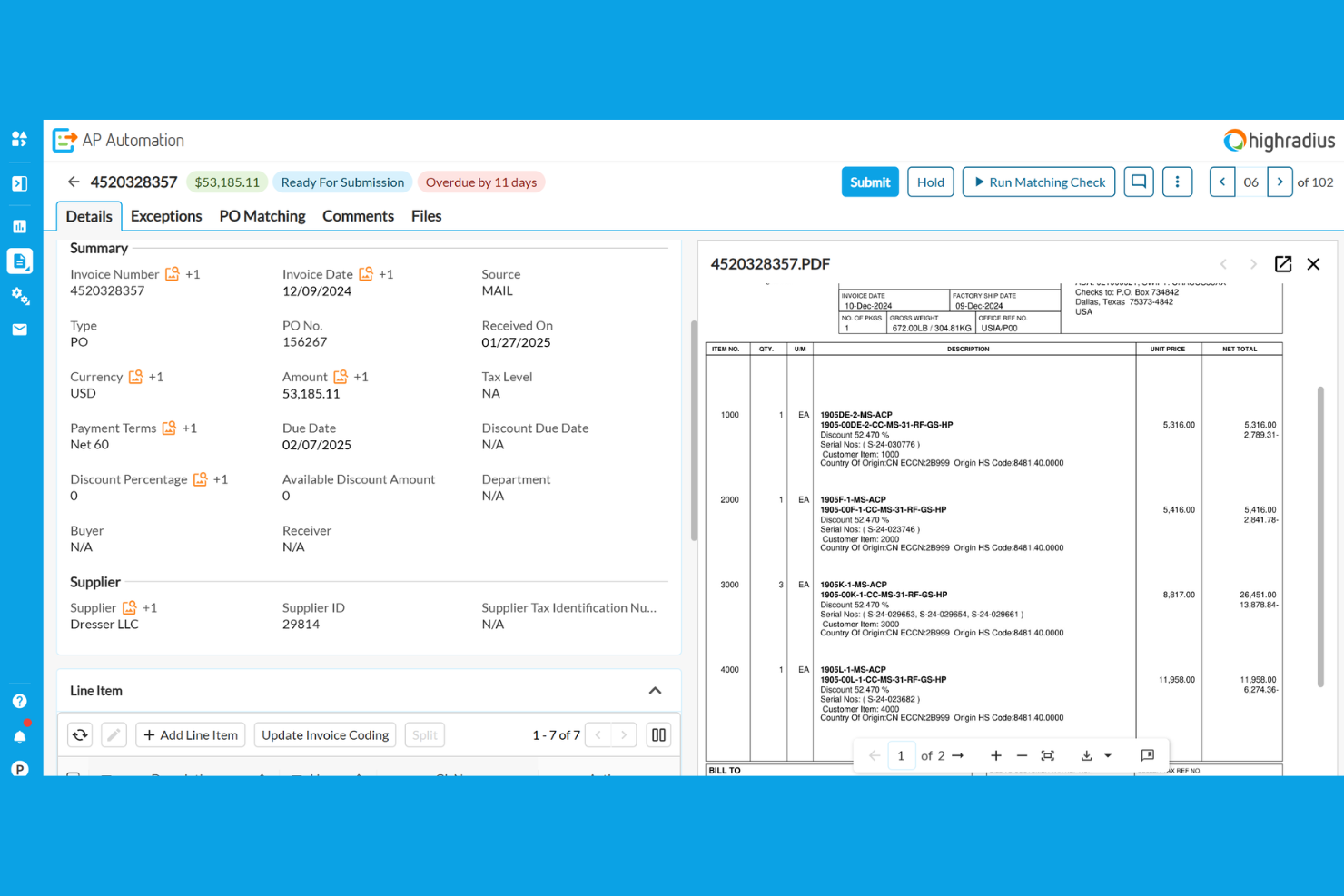 HighRadius screenshot - 19 Best Invoice Automation Software in 2026