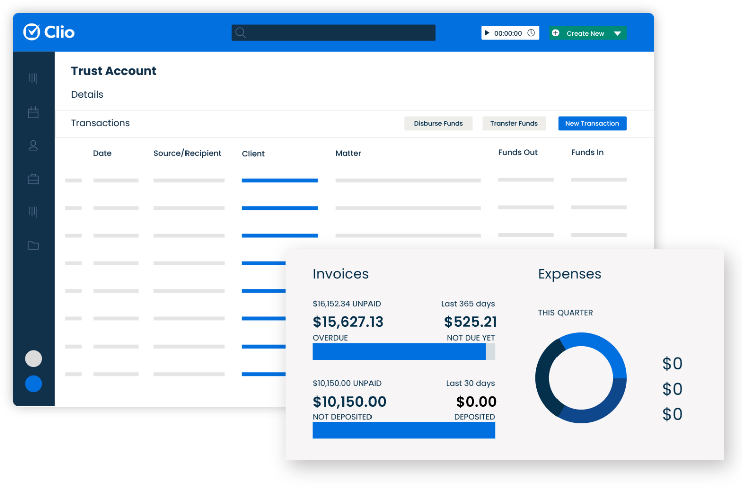 Clio screenshot - 17 Best Project Management Software for Lawyers in 2026