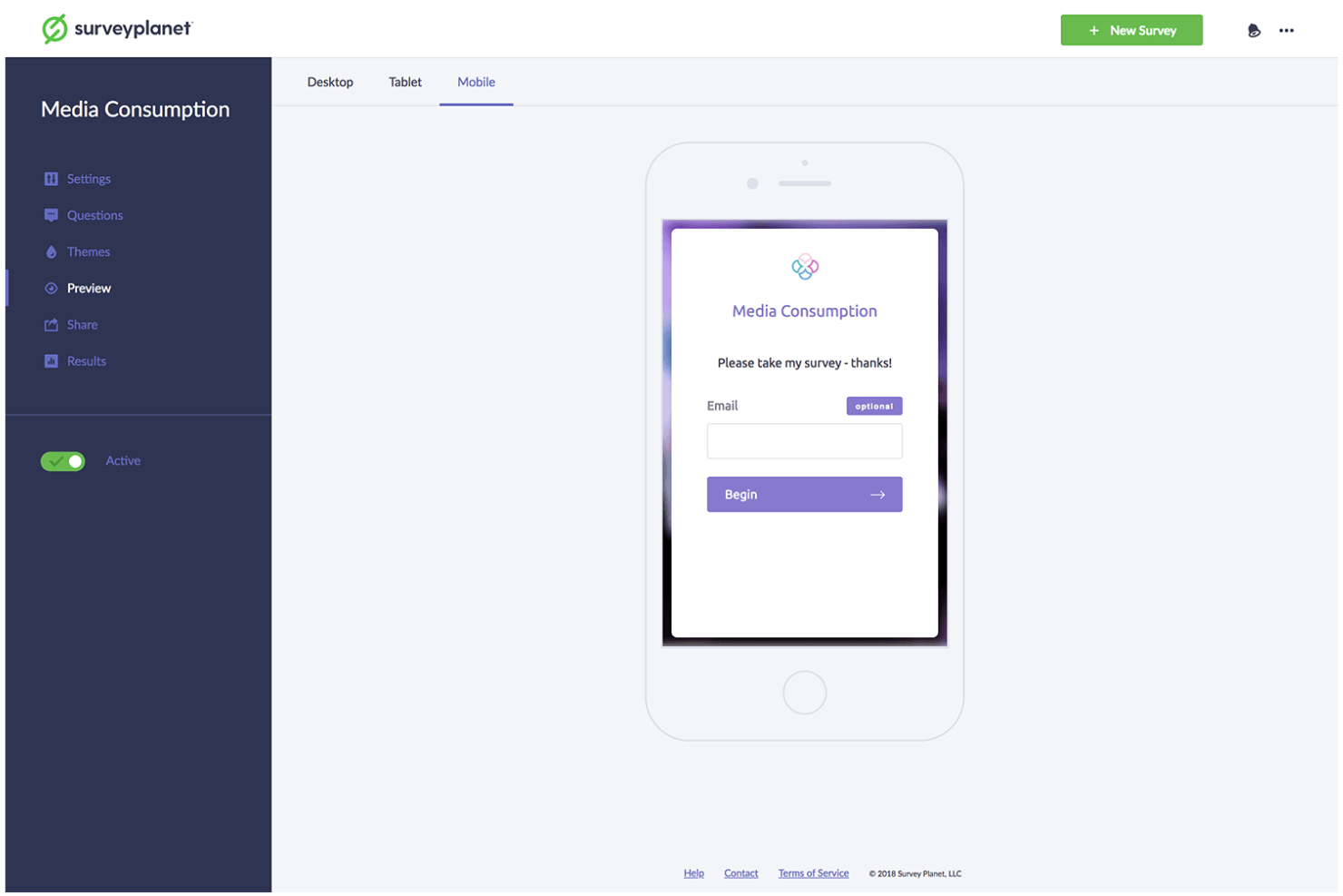 SurveyPlanet screenshot - 15 Top Microsoft Forms Alternatives in 2026