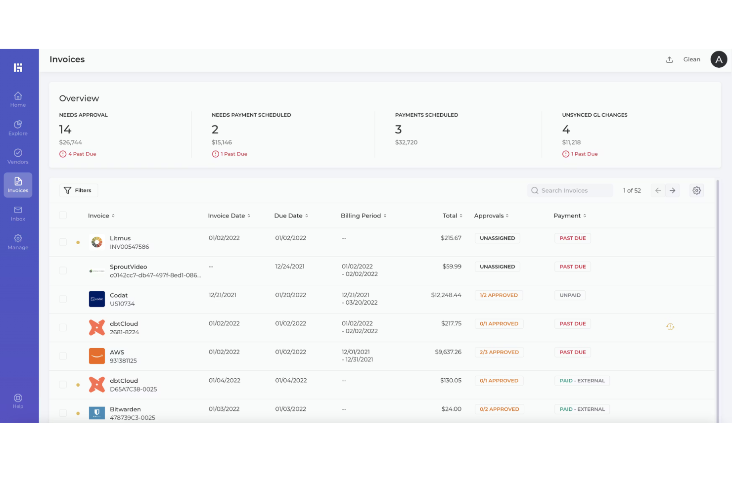 Glean screenshot - 19 Best iManage Alternatives in 2026