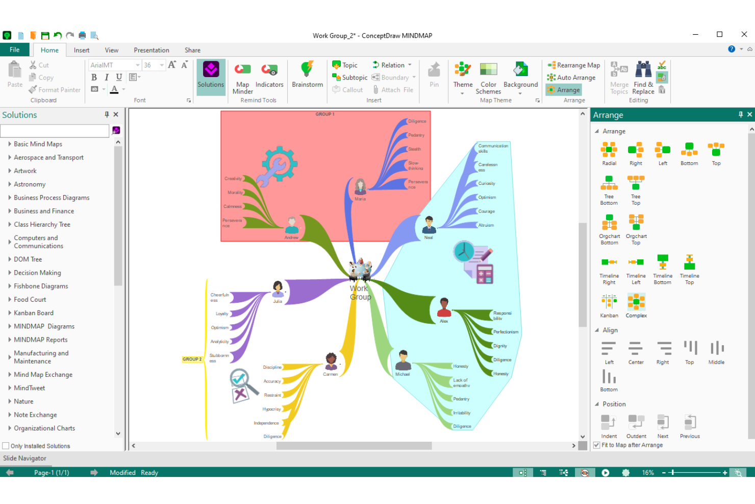 ConceptDraw MINDMAP screenshot - 16 Best Mind Mapping Software for Mac in 2026
