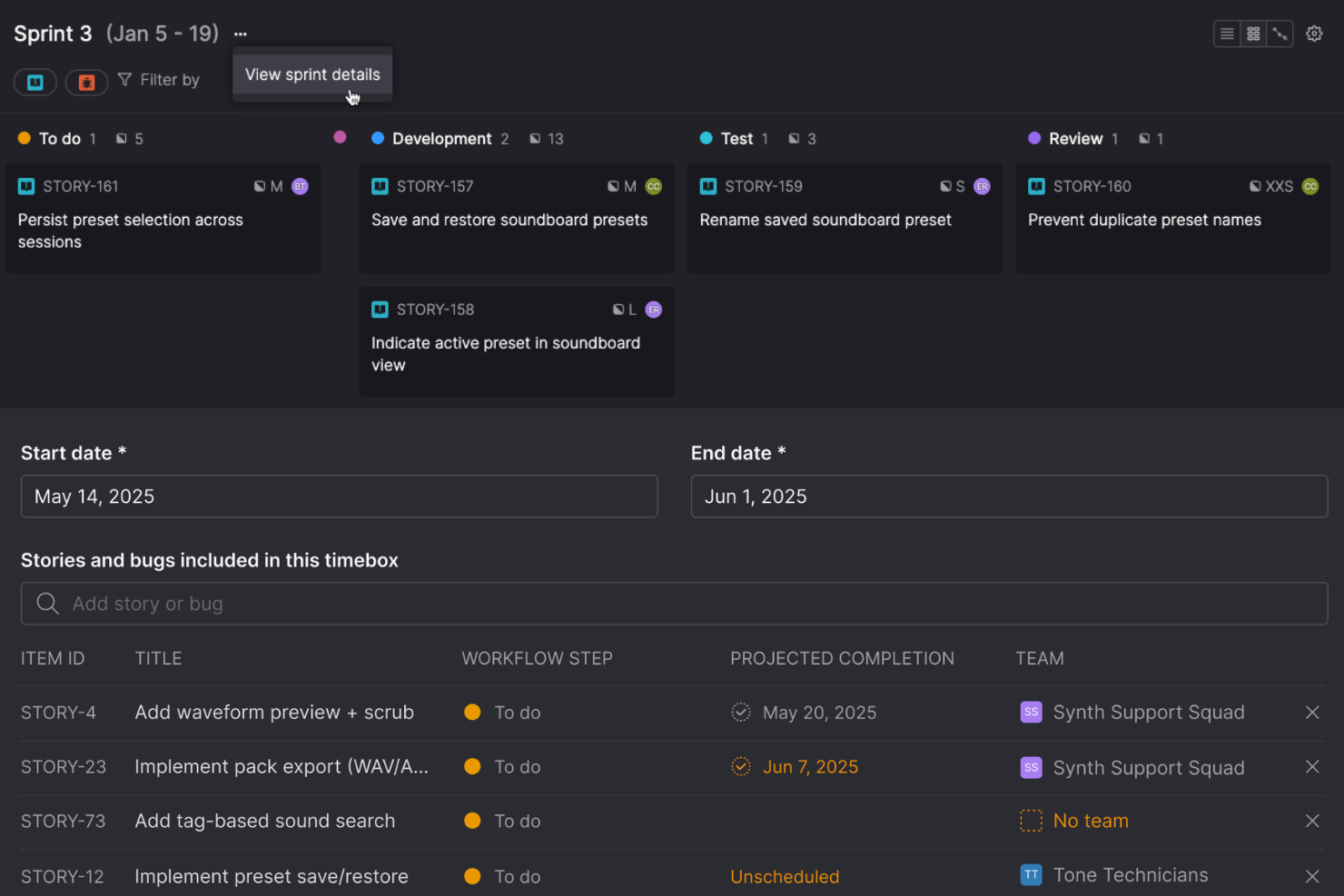 Atono screenshot - Le 20 migliori alternative a Linear nel 2026