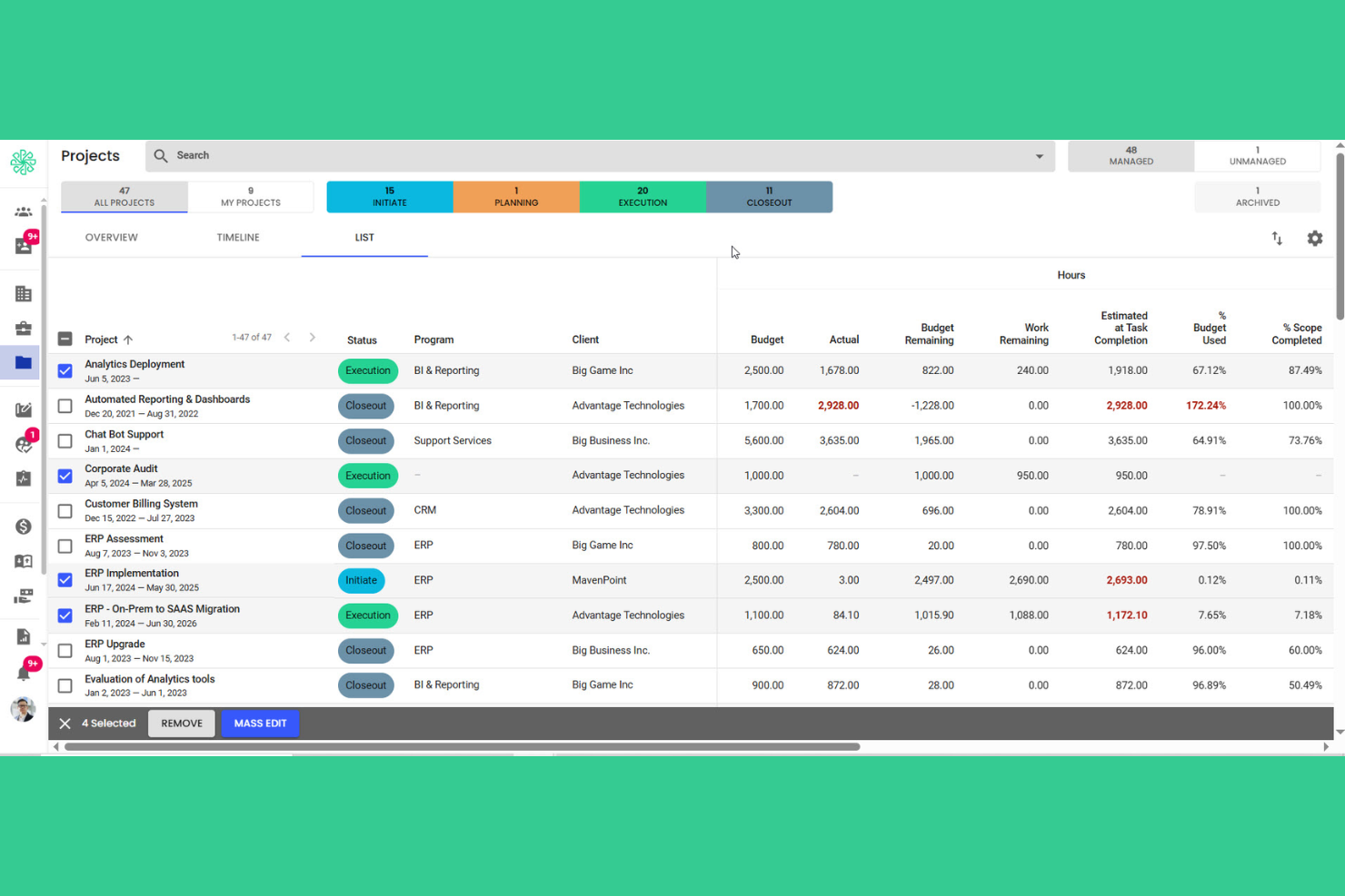 Polaris PSA screenshot - 20 Best AI Professional Services Software in 2026