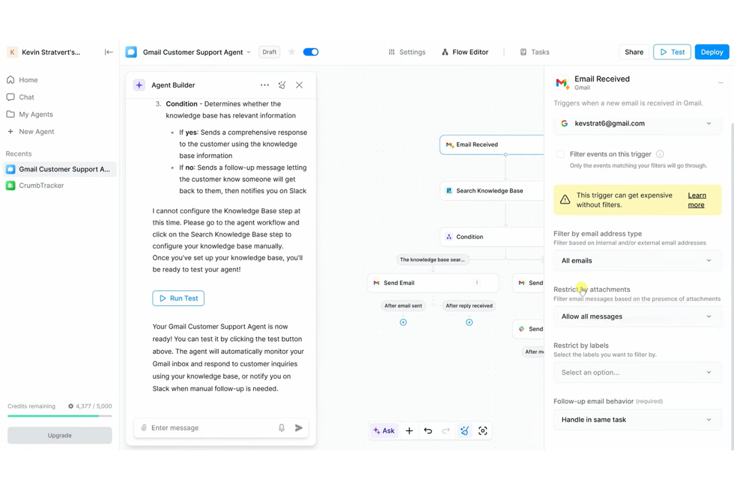 Lindy screenshot - 10 Best AI Invoice Generator in 2026