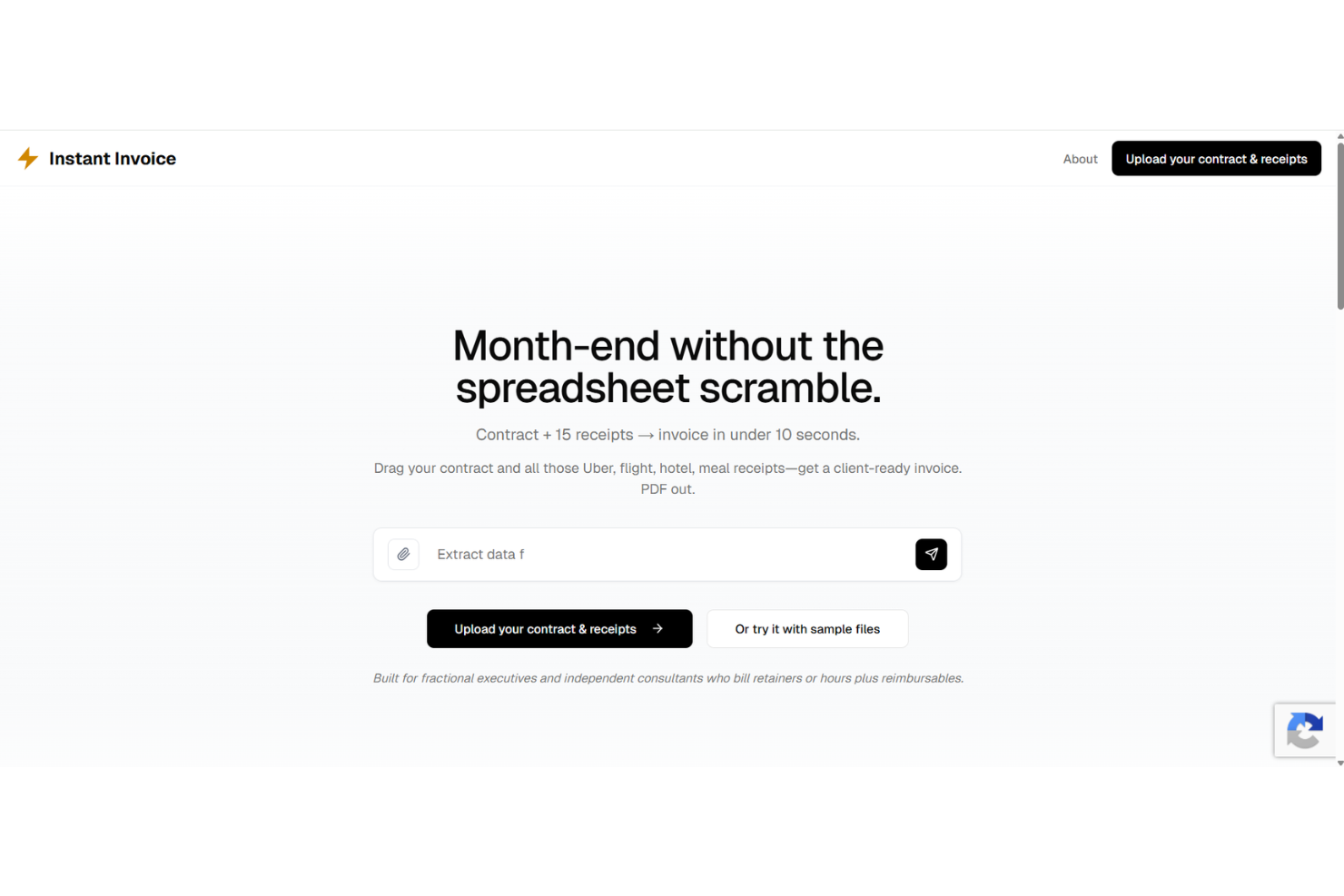Instant Invoice screenshot - 10 Best AI Invoice Generator in 2026