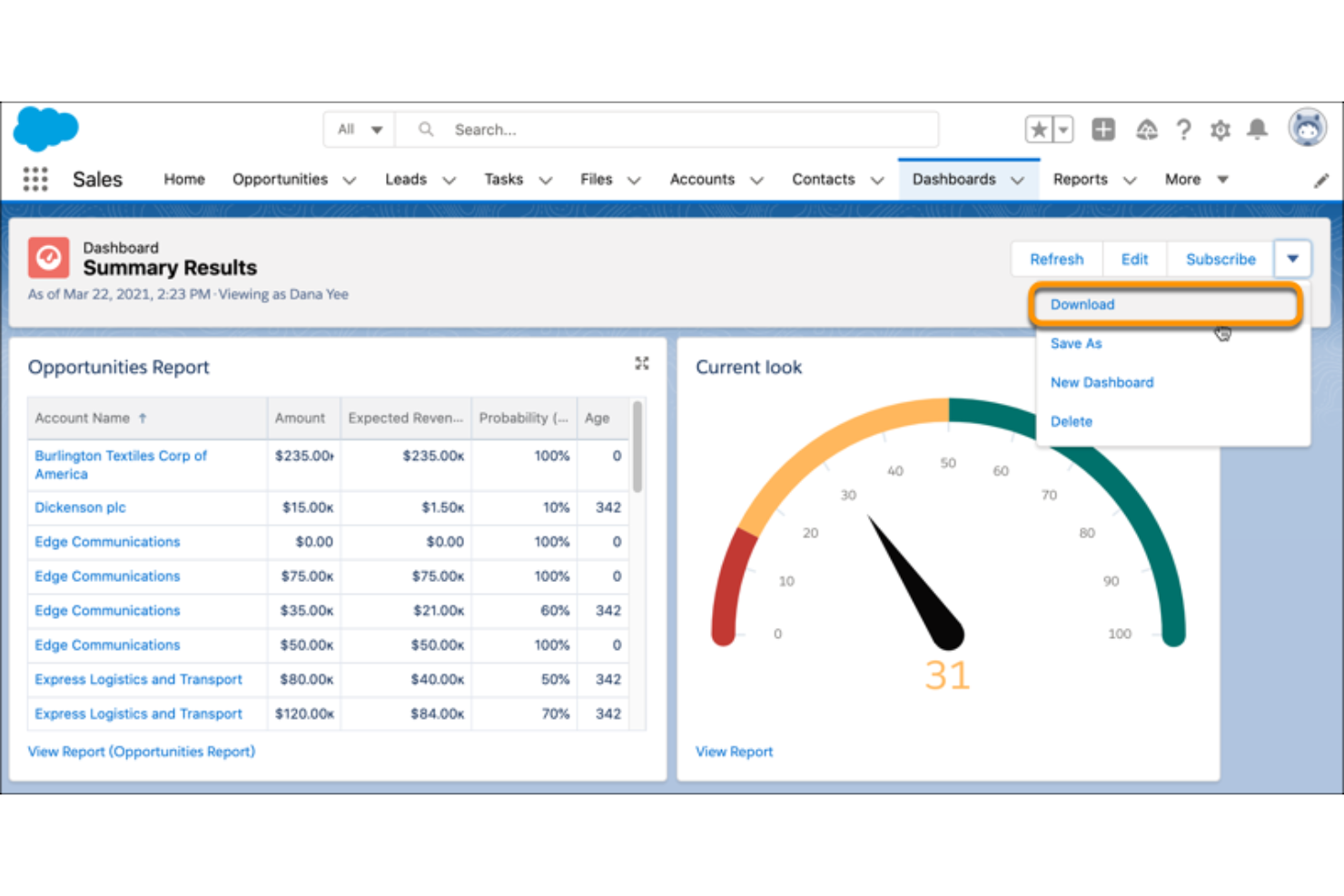 Salesforce Sales Cloud screenshot - 10 Best CRM Software for Professional Services in 2026