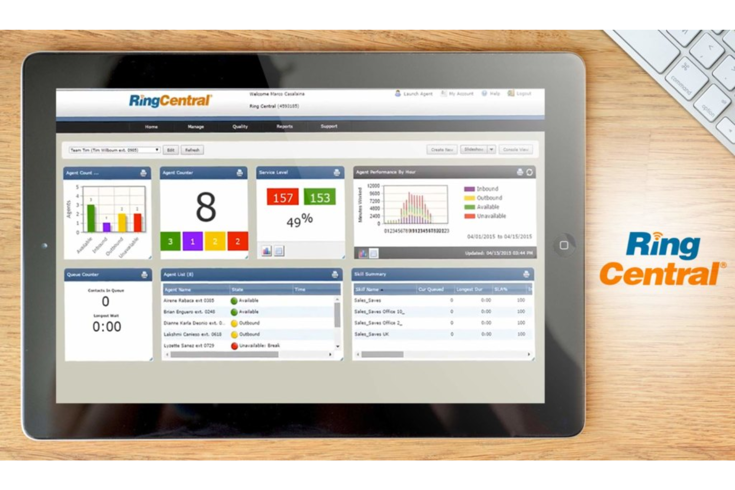 RingCentral unifies voice, video, and messaging in one platform.