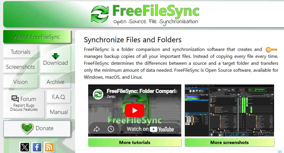 FreeFileSync syncs files fast with automation and local storage support.