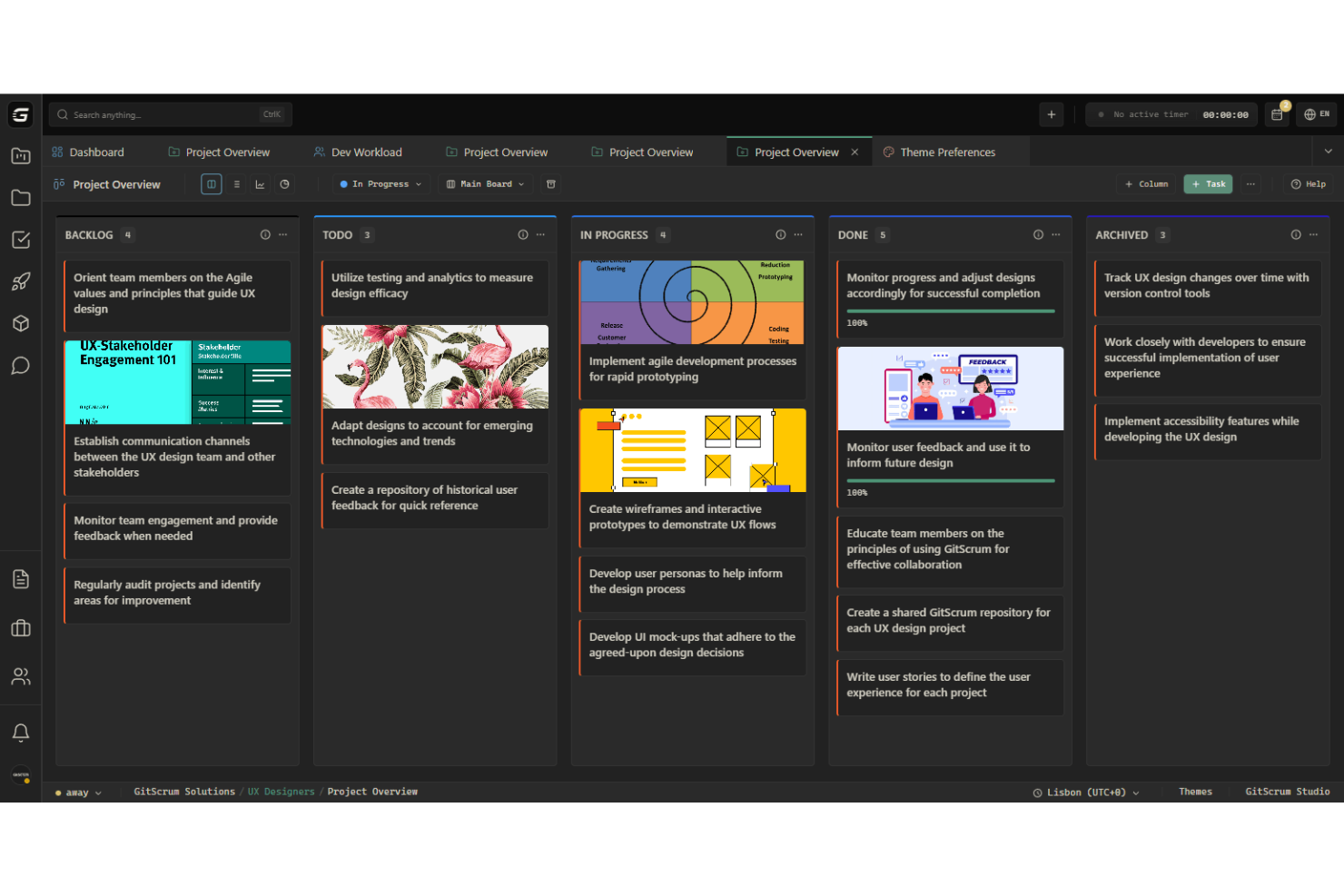 GitScrum organizes tasks, tracks progress, and supports agile workflows.
