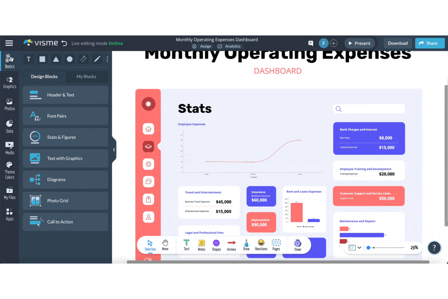 Visme helps teams create, collaborate, and manage visual content easily.