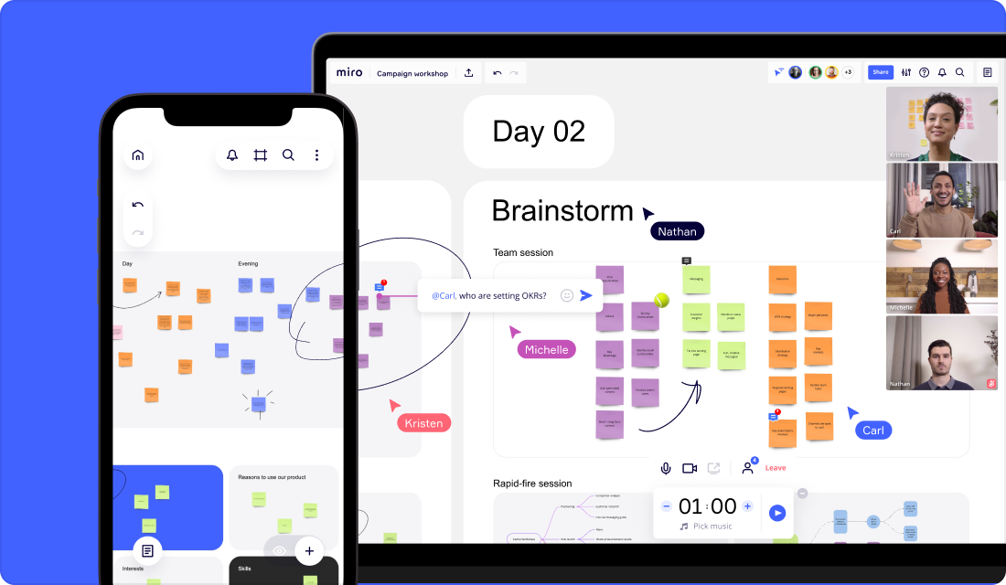 Miro screenshot - 10 Best Project Management Tools For Remote Teams In 2026