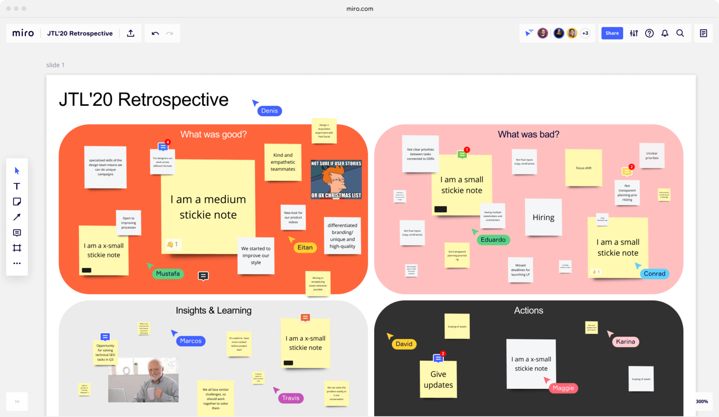 Miro screenshot - 27 Best Scrum Software Tools &amp; Scrum Boards for 2026