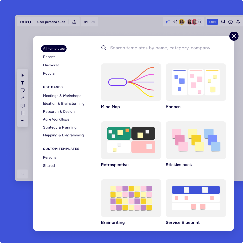 Miro screenshot - 10 Best Scrum Software Tools &amp; Scrum Boards for 2026
