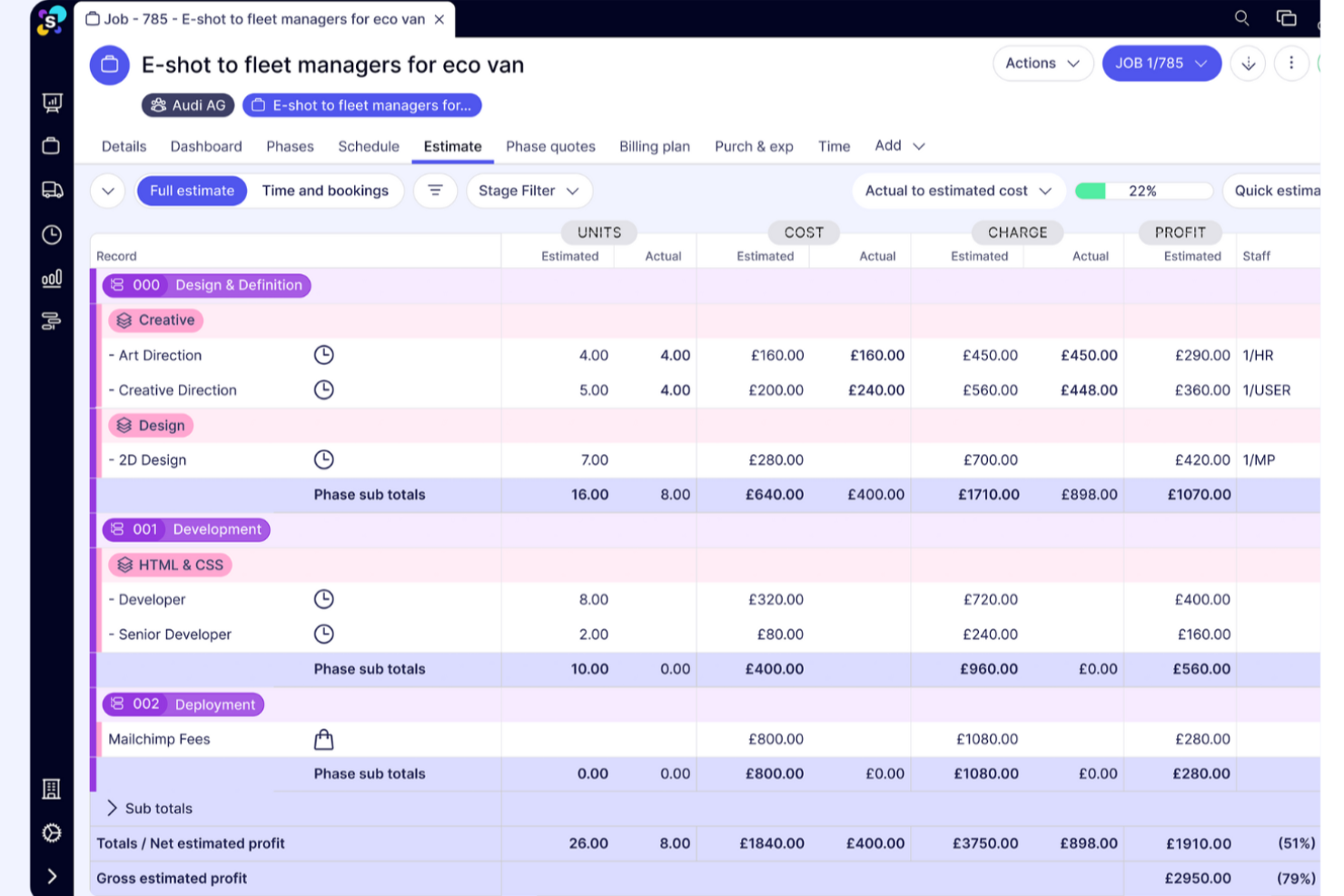 Synergist screenshot - Die 10 besten Tools für Agenturmanagementsysteme im Test für 2026