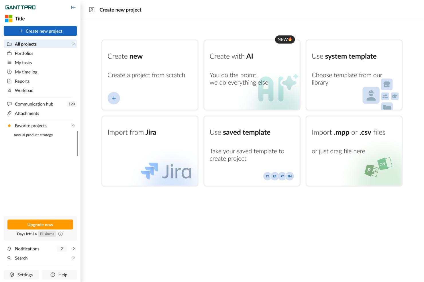GanttPRO screenshot - 14 Best AI Gantt Chart Maker Reviewed in 2026