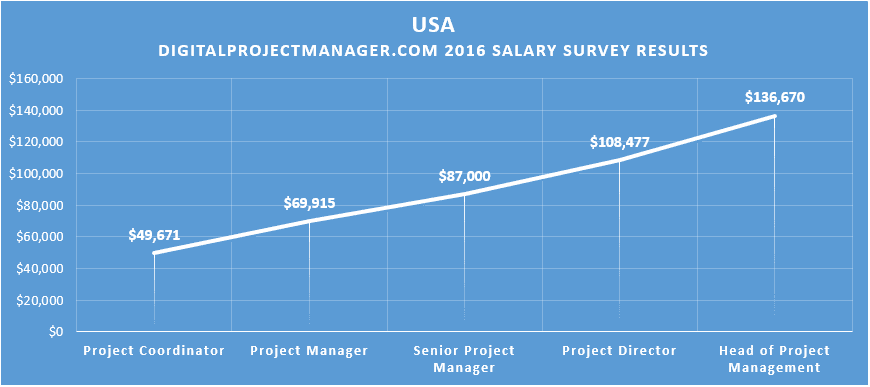 2016 #dpm digital project manager salary survey results USA