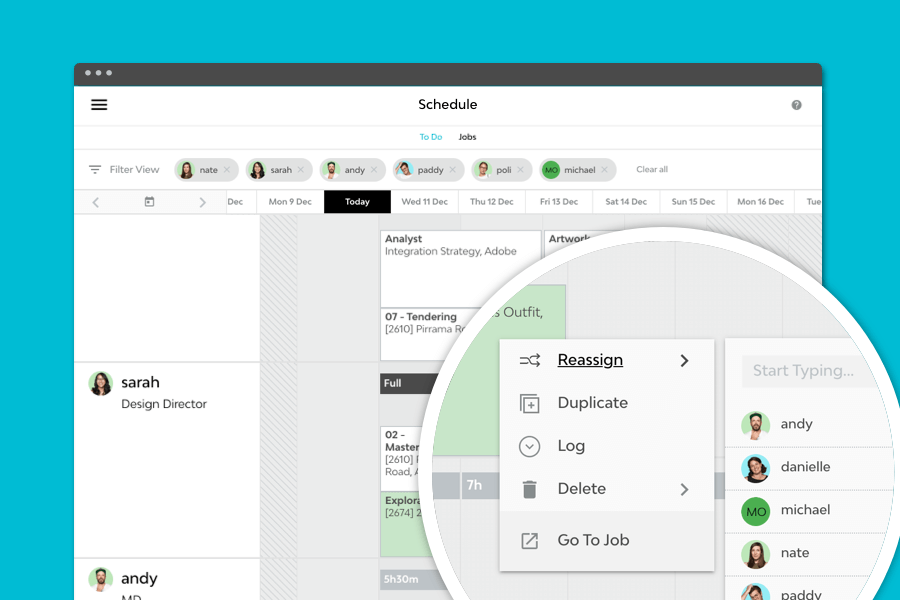 Screenshot Of Streamtime Scheduling