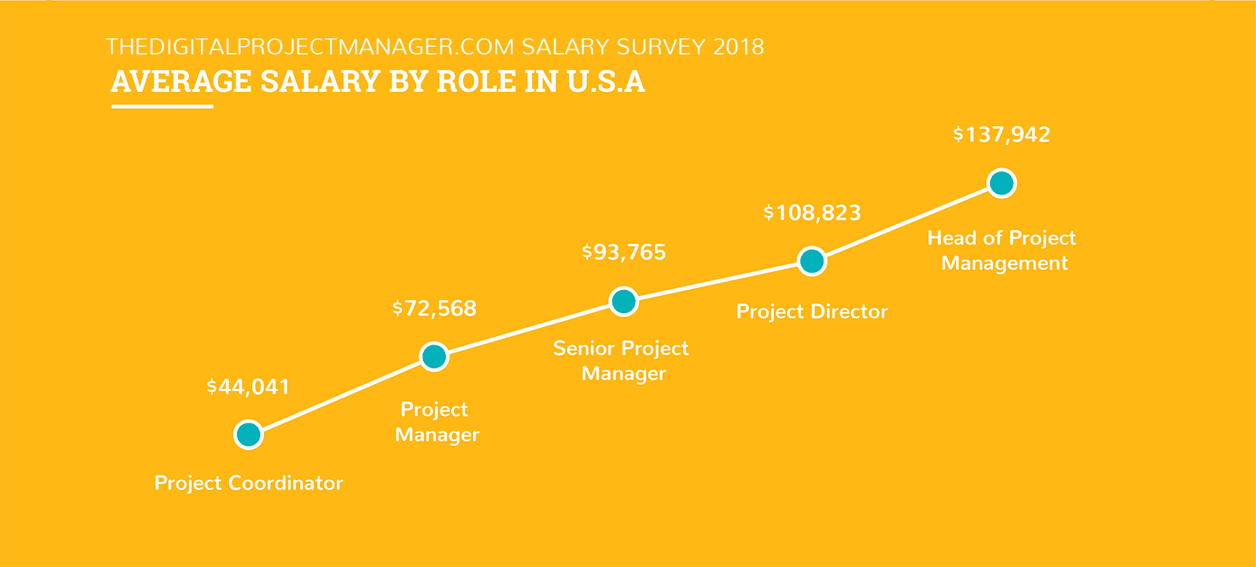 Digital project manager salary 2018 - united states