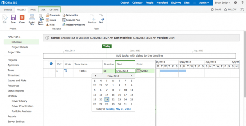 Microsoft Project Online screenshot - 15 Best Project Scheduling Software Of 2022