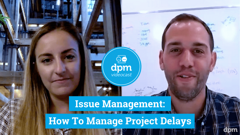 video on issue management how to manage project delays.