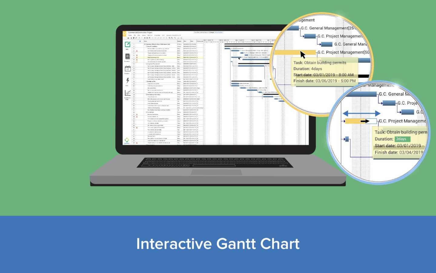 Interactive Gantt Chart iamge