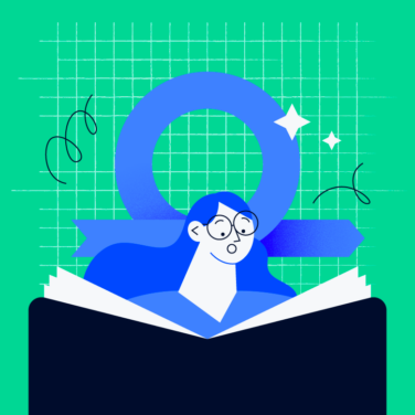 illustration of a project manager reading the agile manifesto