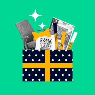 gift box with project manager gifts