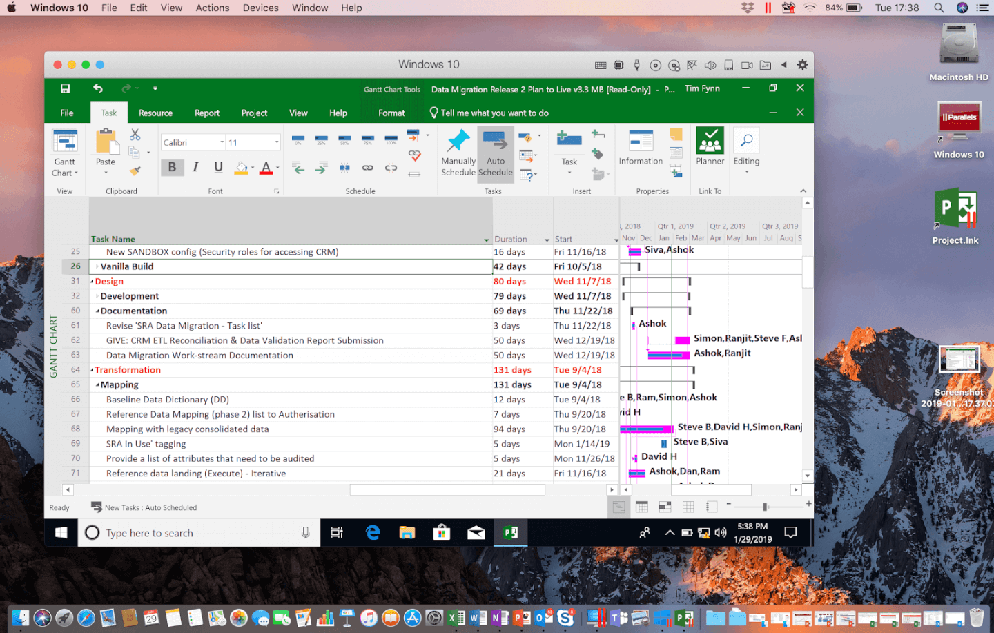 microsoft office planner for mac os x