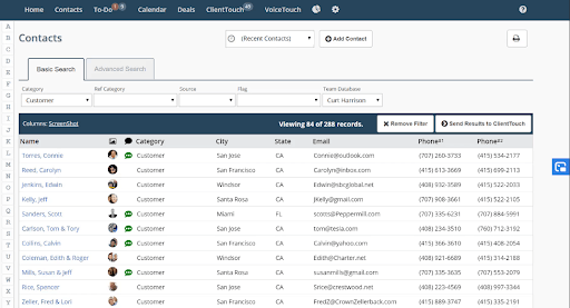 AllClients Client Database Tool Screenshot