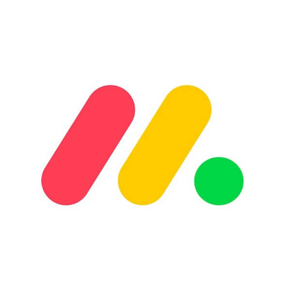 monday.com logo - Lista Completa de los Mejores Software para Gestión de Portafolios de Proyectos