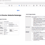 Project Charter Sample Website Redesign 1