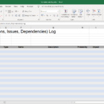 Raid Log XLSX Template Screenshot