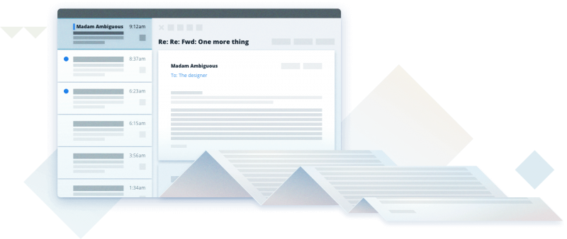Screenshot of Email Forward Bugherd