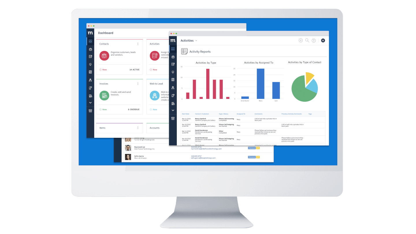 Method CRM screenshot - Les 10 meilleurs GRC pour les petites entreprises en 2020
