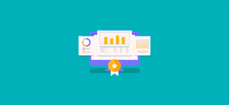 Graphics of Project Management Dashboard Software with charts, graphs, and data