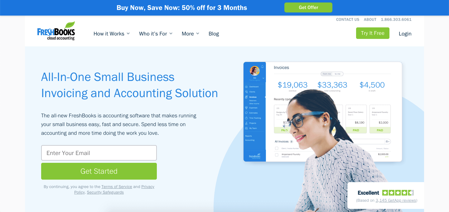 FreshBooks screenshot - 7 Best Online Invoicing Tools For Digital Agencies