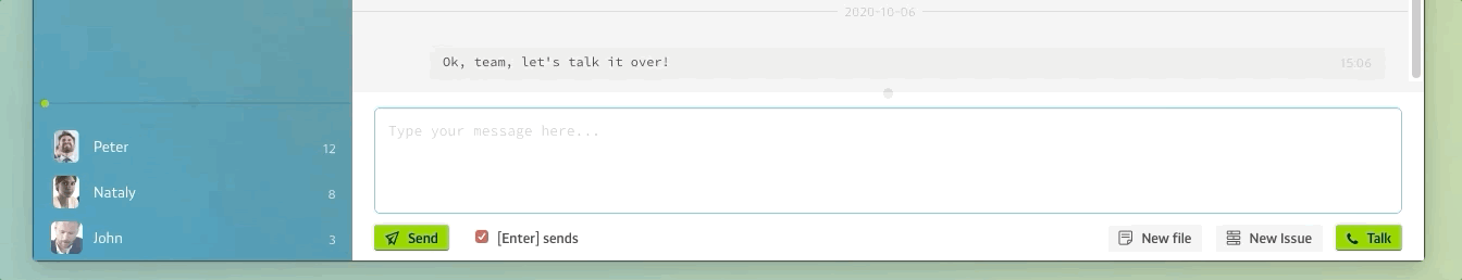 PrivMX encrypted voice call Screenshot