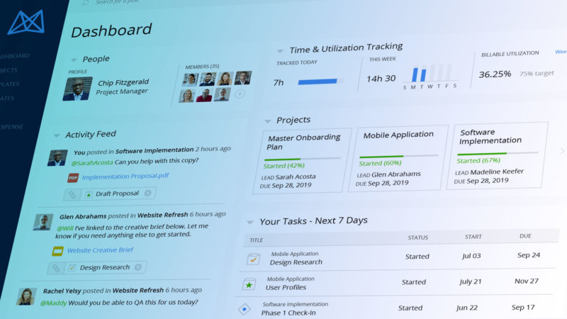 Screenshot of Mavenlink Spotlight