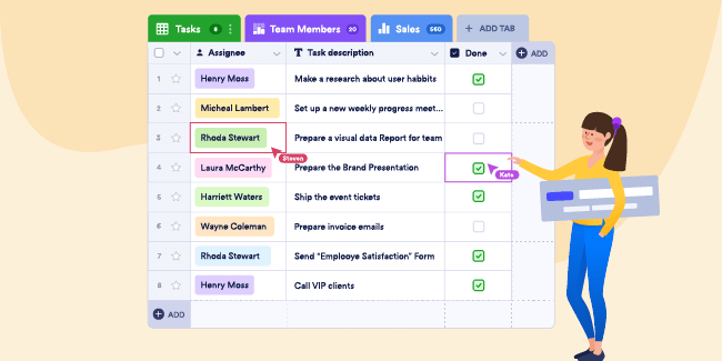 Screenshot of Jotform Taskbar