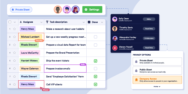 Screenshot of Jotform Share