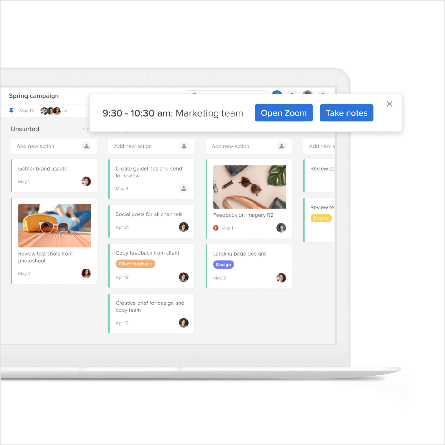 Hive Note Meeting Reminder Screenshot