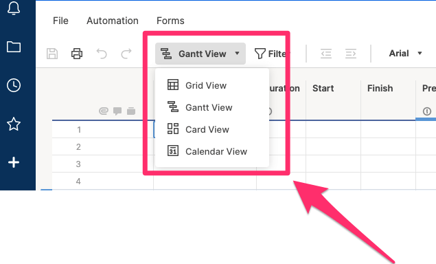 Smartsheet Screenshot 4