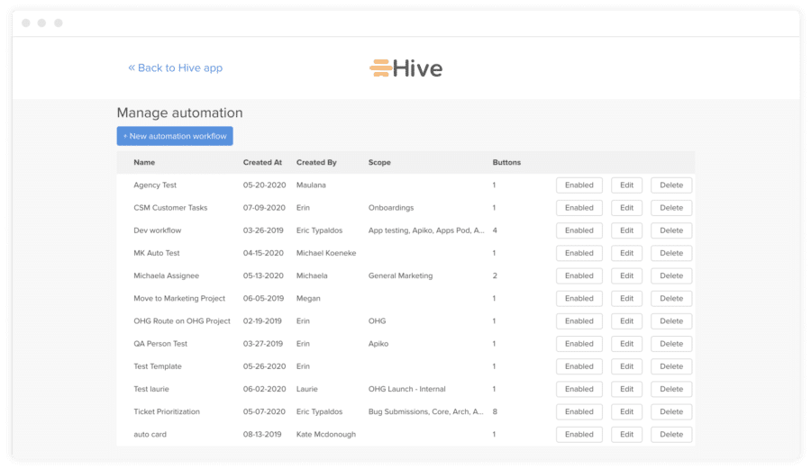 Hive Easy Automation Screenshot