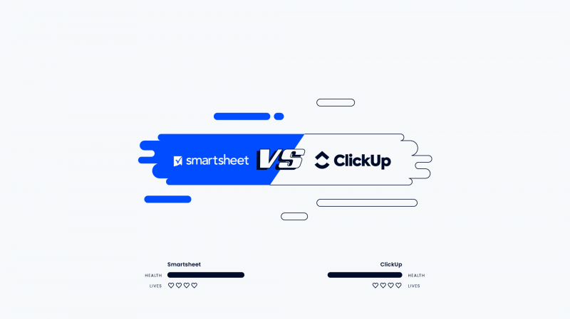 Smartsheet vs ClickUp Compared in an Honest Review Featured Image
