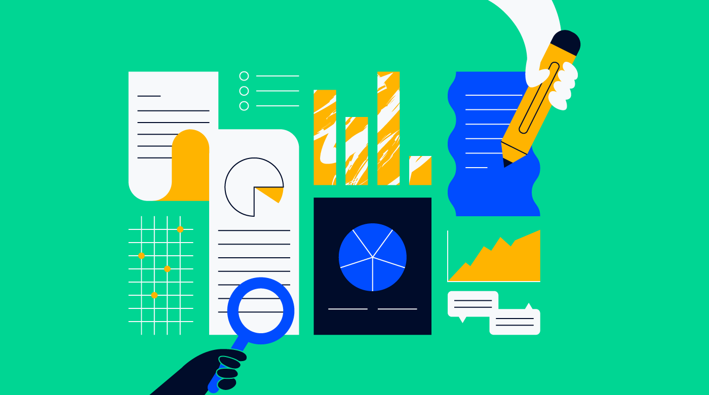 a project plan that includes charts and graphs and documents