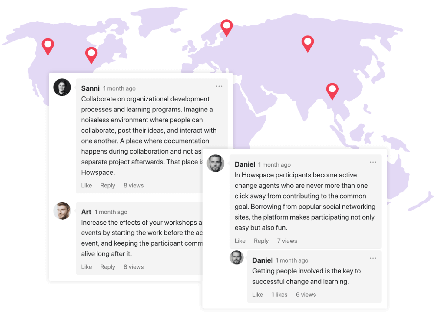 Howspace Collaboration Screenshot