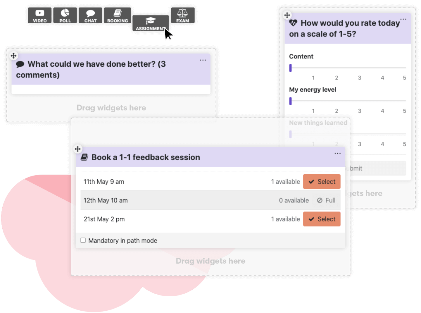 Howspace Widgets Screenshot