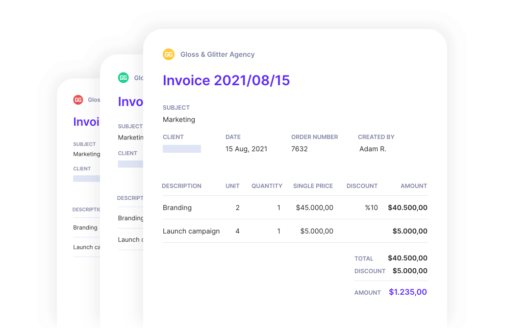 Productive.io Billing Screenshot